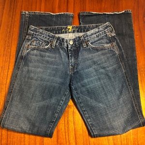 7 for All Mankind A pocket flare leg jeans